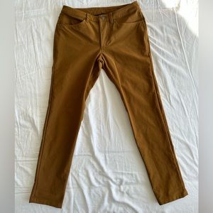 lululemon ABC Slim Fit Utilitech Pant - Burnt Caramel - Size 31